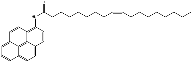 (Z)-N-pyren-1-yl-9-octadecenamide 结构式
