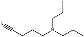 4-(ジプロピルアミノ)ブタンニトリル 化学構造式