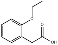 2-エトキシフェニル酢酸 化学構造式