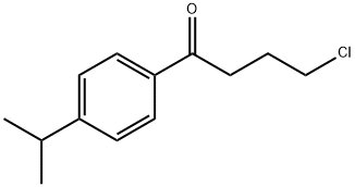 4-Chloro-1-[4-(1-methylethyl)phenyl]-1-butanone Struktur