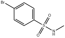 N-甲基-4-溴苯磺酰胺, 703-12-8, 结构式