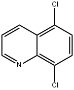 5,8-ジクロロキノリン 化学構造式