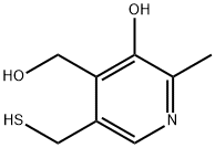 5-mercaptopyridoxine Struktur