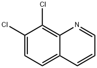 7,8-ジクロロキノリン 化学構造式