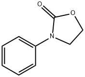 4,5-ジヒドロ-3-フェニルオキサゾール-2(3H)-オン 化学構造式