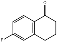 6-氟-3,4-二氢-2H-1-萘酮 结构式