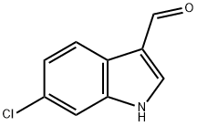 6-クロロ-1H-インドール-3-カルボキシアルデヒド 化学構造式