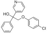 2-(4-CHLOROPHENOXY)-1-PHENYL-1-(3-PYRIDINYL)ETHANOL Structure