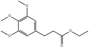 3,4,5-トリメトキシベンゼンプロピオン酸エチル 化学構造式