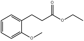 3-(2-メトキシフェニル)プロパン酸エチル 化学構造式