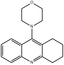 9-(4-Morpholinyl)-1,2,3,4-tetrahydroacridine Structure