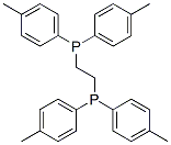 エチレンビス(ジ-p-トリルホスフィン) 化学構造式