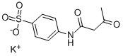 4-(アセトアセチルアミノ)ベンゼンスルホン酸カリウム 化学構造式