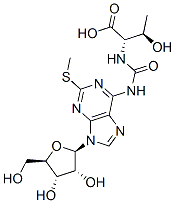 13C5]-2-甲硫基-N6-苏氨酰氨基甲酰腺苷,70333-82-3,结构式