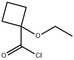 Cyclobutanecarbonyl chloride, 1-ethoxy- (9CI) Struktur