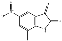 7-Methyl-5-Nitroisatin Struktur