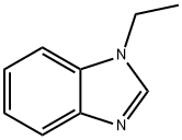 1-エチル-1H-ベンゾイミダゾール 化学構造式