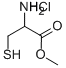 METHYL 2-AMINO-3-MERCAPTOPROPANOATE HYDROCHLORIDE Structure