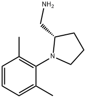 (S)-(+)-2-(2,6-二甲代苯氨甲基)吡咯烷 结构式