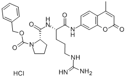 Z-PRO-ARG-AMC HCL Structure