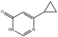 4-Pyrimidinol, 6-cyclopropyl- (7CI,8CI) 结构式