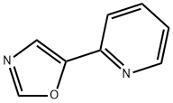 5‐(2‐ピリジル)オキサゾール 化学構造式