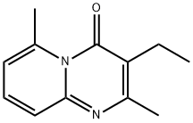 3-エチル-2,6-ジメチル-4H-ピリド[1,2-a]ピリミジン-4-オン 化学構造式
