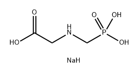 ナトリウム－Ｎ－（ホスホノメチル）グリシナート 化学構造式