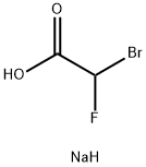 ブロモフルオロ酢酸ナトリウム 化学構造式