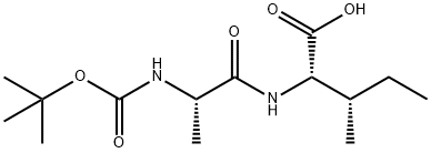BOC-ALA-ILE-OH 化学構造式