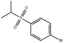 1-ブロモ-4-(プロパン-2-スルホニル)ベンゼン 化学構造式