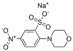 2-モルホリノ-5-ニトロベンゼンスルホン酸ナトリウム 化学構造式