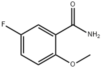 5-氟-2-甲氧基苯甲酰胺 结构式