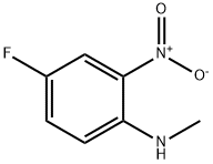 4-FLUORO-2-NITRO-N-METHYLANILINE 化学構造式