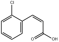 (Z)-3-(2-氯苯基)-2-丙烯酸,704-96-1,结构式