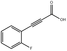 2-氟苯基丙炔酸, 704-97-2, 结构式