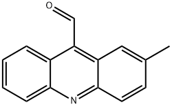 2-メチル-9-アクリジンカルボアルデヒド 化学構造式