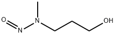 N-nitrosomethyl-(3-hydroxypropyl)amine Structure