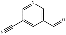 5-FORNYL-3-PYRIDINECARBONITRILE Structure