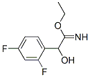 Benzeneethanimidic  acid,  2,4-difluoro--alpha--hydroxy-,  ethyl  ester  (9CI) Structure