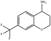 7-(三氟甲基)色满-4-胺, 704208-25-3, 结构式