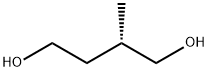 (S)-(-)-2-メチル-1,4-ブタンジオール 化学構造式