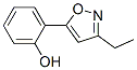 2-(3-エチル-5-イソオキサゾリル)フェノール 化学構造式