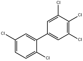 2,3',4',5,5'-ペンタクロロビフェニル 化学構造式