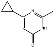 4(1H)-Pyrimidinone, 6-cyclopropyl-2-methyl- (9CI) Structure