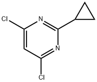 4,6-dichloro-2-cyclopropylpyrimidine Struktur