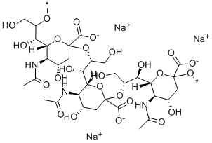 COLOMINIC ACID SODIUM SALT Structure