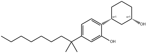 カンナビシクロヘキサノール 化学構造式