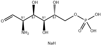 D-氨基葡萄糖6-磷酸钠,70442-23-8,结构式