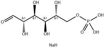 D-MANNOSE 6-PHOSPHATE MONOSODIUM SALT Structure